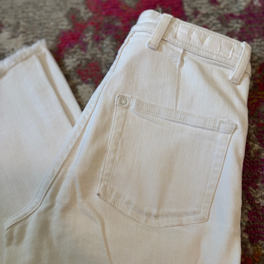 H&M • White wide-leg cropped culotte jeans - Picture 14 of 15